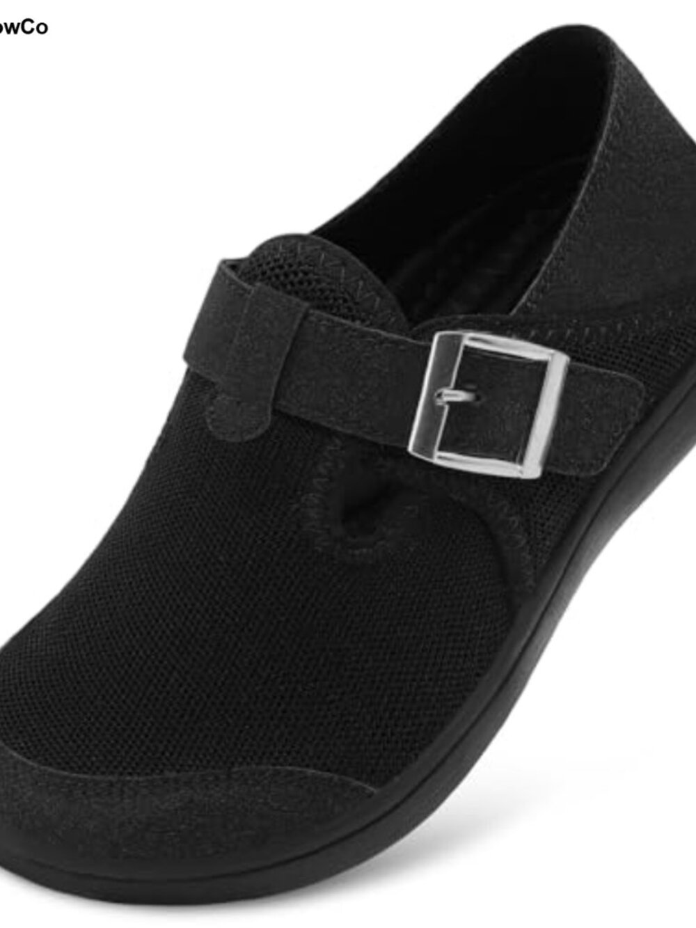 Womens Wide Toe Barefoot Walking Shoes Zero Drop Slip on Clogs Adjustable Strap - Picture 1 of 6